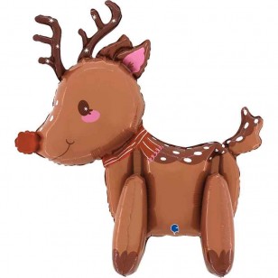 Cute Grabo Reindeer Elf Day Christmas 3D Balloon